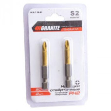 Біта Granite - PZ2 x 50мм титан (2шт)
