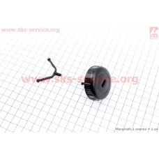 Пробка бака паливного масляного MS-170/180 Тип 1 Китай (Б/П-STIHL)