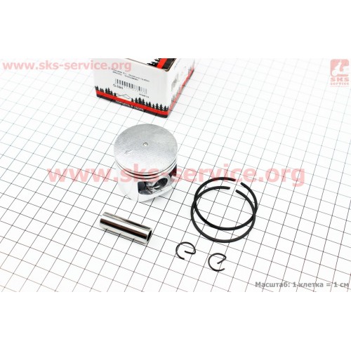 Поршень к-кт 4500 43mm (палець 11mm) WOODMAN (Б/П-GoodLuck)