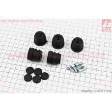 Амортизатор 4500/5200 к-кт 5шт+заглушки+болты (Б/П-GoodLuck)
