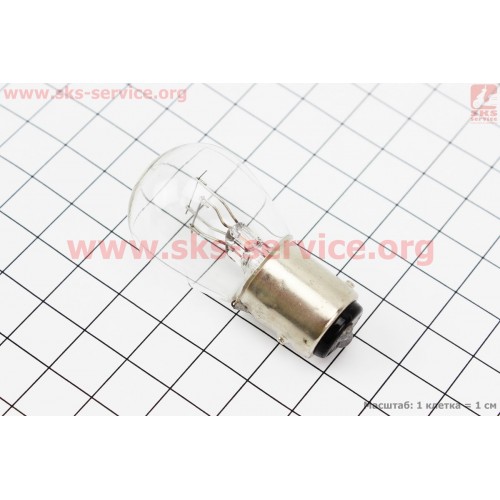 Лампа стопа (велика) 12V21 / 5W S25 / BA15D Китай (РАЗНОЕ)