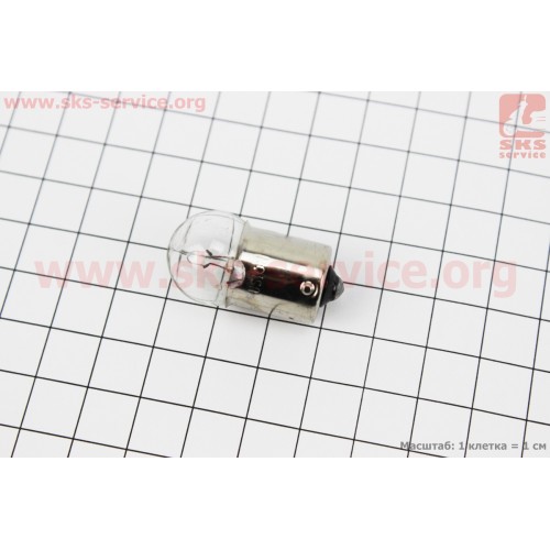 Лампа повороту (біла з цоколем) 12V / 5W G18 BA15s FUSION (РАЗНОЕ)