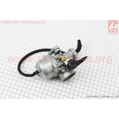 Карбюратор в сборе Delta 110/125cc, D=21, (в упаковке KEIHIN) (DELTA)