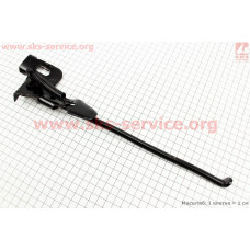 Подножка боковая задняя для 28", черная (велос.)