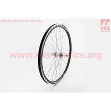 Колесо 26 заднее MTB обод алюминиевый, втулка 14Gx36H в сборе, под вольнобег, диск. тормоз (резьба), крепл. гайка "ТRAVELLER""