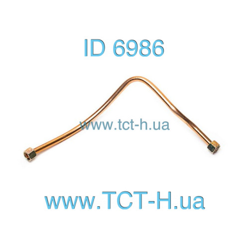 Трубка на компресор, L= 435 мм, Гайка 3/8*3/8