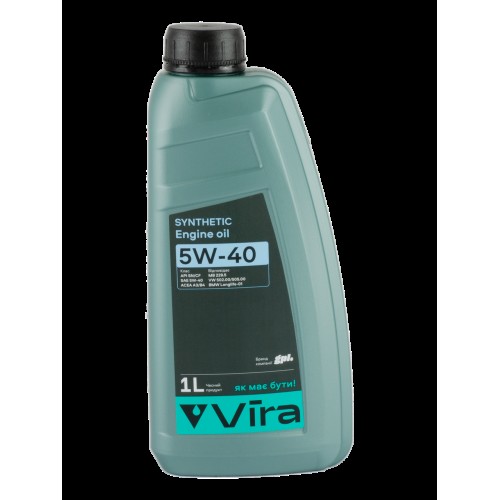 Олива моторна VIRA SYNTHETIC SN/CF 5W-40-1 л