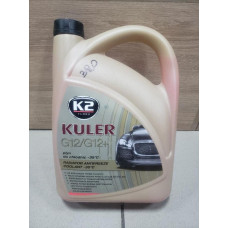 Антифриз (красный) K2 TURBO KULER -35C 5L RED G12/G12+ 5л