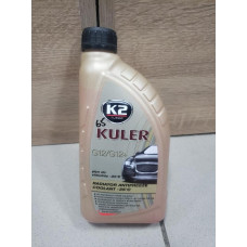 Антифриз (красный) K2 TURBO KULER -35C 1L RED G12/G12+ 1л